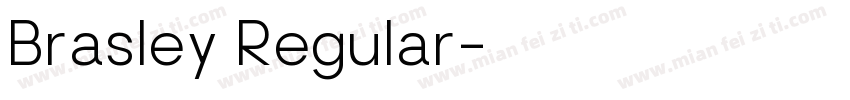 Brasley Regular字体转换